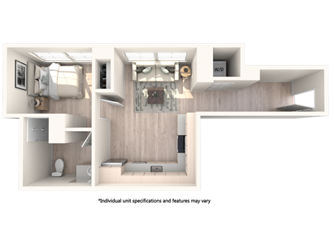 a floor plan of a home with a black background